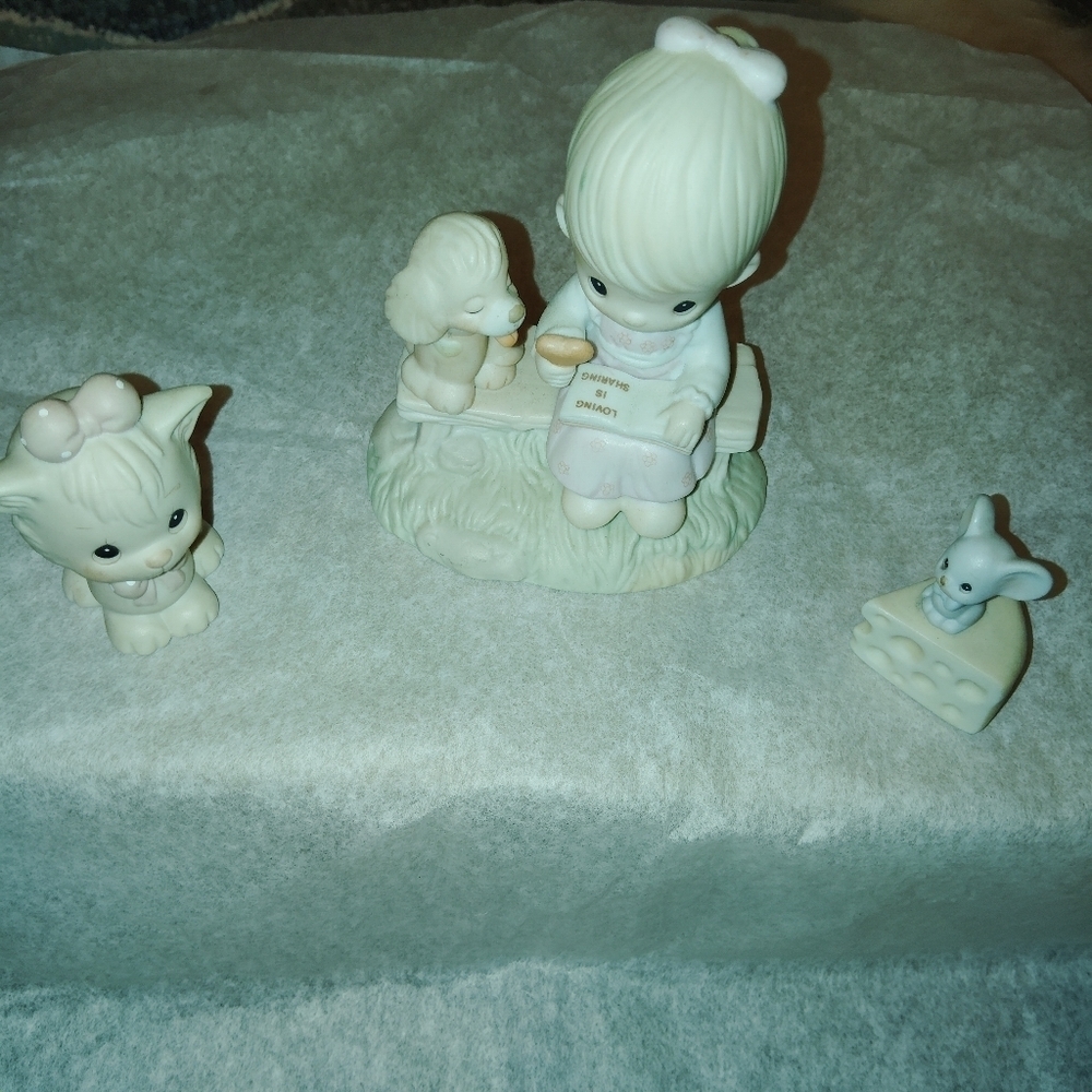 3 PC. Precious Moments collectible ceramics set